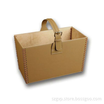Various PU hand basket for shopping/sundries/picnic